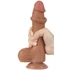 Kép 3/6 - Csúszó Skin Dildo 13 x 3.7cm barna