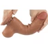 Kép 5/6 - Csúszó Skin Dildo 13 x 3.7cm barna