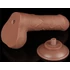 Kép 6/6 - Csúszó Skin Dildo 12 x 3.7cm barna