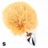 Kép 4/4 - KINK - Rozsdamentes acél dugó 7 x 3 CM BÉGE FAUX FUR nyúl farkával 8 CM