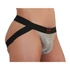 Kép 1/2 - BURN - prémium fényes jockshort bézs/fekete színben