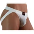 Kép 1/2 - BURN - Fehér prémium jock lycra alsónemű