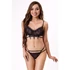 Kép 1/3 - LIVCO CORSETTI FASHION - Nerina fűzős melltartó és tanga S/M