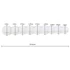 Kép 4/4 - Üveg dildó Snowball – elegáns kényeztetés 12,6 cm-en