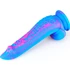 Kép 2/4 - Szilikon vibrátor Inkipus 18 x 5.5cm kék-rózsaszín