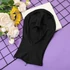 Kép 4/5 - Nyitott n°2 Fekete balaclava cipzárral