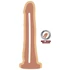 Kép 3/3 - Get Real Dual Density Dildo 18 x 3,5 cm-es dupla sűrűségű vibrátor