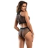 Kép 2/6 - SUBBLIME - H3499 BODYSTOCKING HALHÁLÓSZETT FEKETE STRÁZSVONAL EGY MÉRETŰ