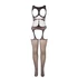 Kép 3/8 - SUBBLIME - 951900 HÁLÓS BODYSTOCKING KOSÁRRAL ÉS NYITOTT VÁLLAKKAL FEKETE EGY MÉRET