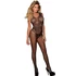 Kép 1/6 - SUBBLIME – virágmintás, harisnyás bodystocking, nyitott ágyékkal