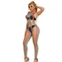 Kép 3/10 - SUBBLIME - 952358 SZIVÁRVÁNYSZÍNŰ, HALTER NYAKÚ, HÁLÓS BODYSTOCKING EGY MÉRETBEN