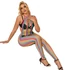 Kép 5/10 - SUBBLIME - 952358 SZIVÁRVÁNYSZÍNŰ, HALTER NYAKÚ, HÁLÓS BODYSTOCKING EGY MÉRETBEN