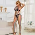 Kép 9/10 - SUBBLIME - 952358 SZIVÁRVÁNYSZÍNŰ, HALTER NYAKÚ, HÁLÓS BODYSTOCKING EGY MÉRETBEN
