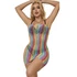 Kép 3/10 - SUBBLIME - 952457 SZIVÁRVÁNYOS, VÁLL NÉLKÜLI, UJJATLAN, HÁLÓS BODYSTOCKING EGY MÉRETBEN