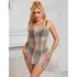 Kép 7/10 - SUBBLIME - 952457 SZIVÁRVÁNYOS, VÁLL NÉLKÜLI, UJJATLAN, HÁLÓS BODYSTOCKING EGY MÉRETBEN