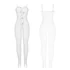 Kép 4/9 - SUBBLIME - 951740 BODYSTOCKING FEHÉR, HÁLÓS, ÁGYÉK NÉLKÜLI, MASNIKKAL EGY MÉRET