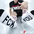 Kép 1/9 - Sk8erboy – Stílusos FCK YOU zoknik