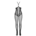Kép 4/8 - SUBBLIME - 951849 NYITOTT CSÉSZE HÁLÓS BODYSTOCKING ÉS HALTER NYAK FEKETE EGY MÉRET