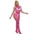 Kép 5/10 - SUBBLIME - 952389 HÁLÓS ÉS CSIPKÉS BODYSTOCKING MAGAS NYAKKAL RÓZSASZÍN EGY MÉRETBEN
