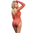Kép 2/8 - SUBBLIME - 952303 CSILLOGÓ GRILL BODYSTOCKING HOSSZÚ UJJÚ HOSSZÚ UJJÚ PIROS EGY MÉRET