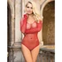 Kép 5/8 - SUBBLIME - 952303 CSILLOGÓ GRILL BODYSTOCKING HOSSZÚ UJJÚ HOSSZÚ UJJÚ PIROS EGY MÉRET