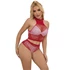 Kép 3/10 - SUBBLIME - 952402 BODYSTOCKING HÁLÓS SZETT RÓZSASZÍN GYÉMÁNTOKKAL EGY MÉRETBEN