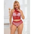 Kép 7/10 - SUBBLIME - 952402 BODYSTOCKING HÁLÓS SZETT RÓZSASZÍN GYÉMÁNTOKKAL EGY MÉRETBEN