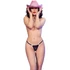 Kép 4/9 - CHILIROSE - CR 4835 TANGA FUCK ME FEKETE S/M
