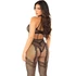 Kép 4/6 - LEG AVENUE - HÁLÓS BODYSTOCKING LÁBSZÁR NÉLKÜLI FEKETE EGY MÉRET