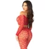 Kép 4/6 - LEG AVENUE - vörös crop top és harisnya egy méretben
