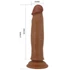 Kép 6/7 - PRETTY LOVE - KEON REALISZTIKUS VIBRÁTOR 21 CM BARNA