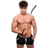 Kép 1/8 - Whip - Prémium fém-bőr korbács 70,5 cm hosszú