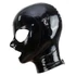 Kép 8/9 - Latex csuklya nyitott szemek és száj BLACK