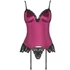 Kép 4/5 - LIVCO FASHION FŰZŐK - AGRAFENA CF 90436 FŰZŐ + TANGA BORDÓ L/XL