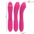 Kép 2/5 - INTENSE - BELINDA VIBRÁTOR 19 CM RUGALMAS 10 REZGÉS RÓZSASZÍNŰ