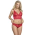Kép 4/10 - SUBBLIME - 953898 SELYEM ÉS CSIPKE HÁLÓING + BUGYI PIROS S/M
