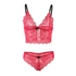 Kép 7/10 - SUBBLIME - 953898 SELYEM ÉS CSIPKE HÁLÓING + BUGYI PIROS S/M