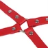 Kép 9/10 - SUBBLIME - piros bilincs bondage övvel, univerzális méret