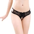 Kép 1/3 - QUEEN LINGERIE - nyitott bugyi, egy méret, fekete