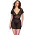 Kép 1/6 - CHILIROSE – érzéki fekete babydoll XL méretben