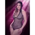 Kép 2/4 - CALEXOTICS – RADIANCE kapucnis mély V-s body, plus size
