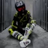 Kép 1/8 - High Mx Socks Sk8erboy – stílusos fehér-fluo-fekete zokni