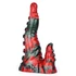Kép 2/8 - Bukolix Dildo – 16 x 5 cm, Fekete és Piros, Finoman Érzéki Intim Élmény