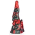 Kép 5/8 - Bukolix Dildo – 16 x 5 cm, Fekete és Piros, Finoman Érzéki Intim Élmény