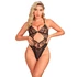 Kép 1/10 - SUBBLIME – áttetsző bodysuit fekete csipkével S/M