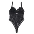 Kép 6/10 - SUBBLIME - Fekete Csipkés Bodysuit Alsó Zárral L/XL