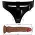 Kép 7/8 - PRETTY LOVE - KYTON Univerzális Hám Alsónemű Vízspriccelő Dildóval 19 cm - Prémium Élvezet