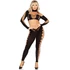 Kép 1/2 - LEG AVENUE – Cut-out stílusú fekete crop top és leggings