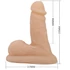 Kép 9/10 - PRETTY LOVE Wildon – ultra reális, rugalmas dildó 10 cm 