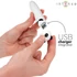 Kép 4/7 - INTENSE - Prémium USB újratölthető vibráló bullet 10 cm